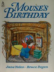 Cover of Mouse's birthday by Jane Yolen