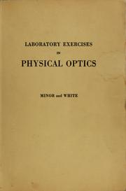 Cover of Laboratory exercises in physical optics by Ralph Smith Minor