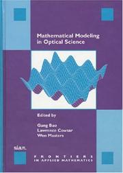 Cover of Mathematical modeling in optical science by Gang Bao