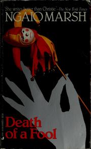 Front cover of Death Of A Fool by Ngaio Marsh