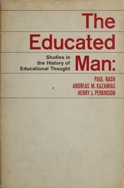 Cover of The educated man by Nash, Paul