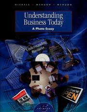 Cover of Understanding business today by William G. Nickels