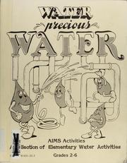 Front cover of Water, Precious Water (Aims Activities) by M. Allen