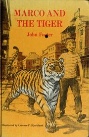 Front cover of Marco and the tiger by John T. Foster