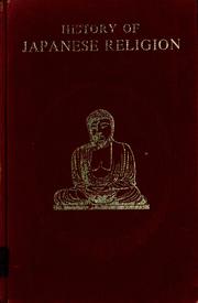 Cover of History of Japanese religion by Anesaki, Masaharu