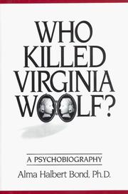 Cover of Who killed Virginia Woolf? by Alma Halbert Bond