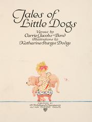 Front cover of Tales of little dogs by Carrie Jacobs-Bond