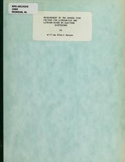 Front cover of Measurement of the charge from factors for lithium-six and lithium-seven by electron scattering by William Albert Monson