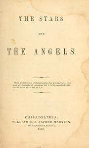 Front cover of The stars and the angels ... by Unknown