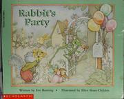 Cover of Rabbit's party by Eve Bunting