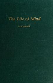 Cover of The life of mind by Elijah Jordan