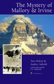 Front cover of The mystery of Mallory and Irvine by Tom Holzel