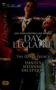 Front cover of Dante's wedding deception by Day Leclaire