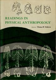 Front cover of Readings in physical anthropology by Thomas W. McKern