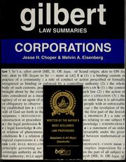 Cover of Corporations by Jesse H. Choper