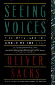 Cover of Seeing Voices by Oliver Sacks