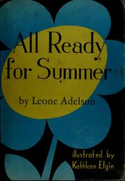 Cover of All ready for summer by Leone Adelson