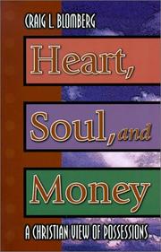 Front cover of Heart, soul, and money by Craig L. Blomberg