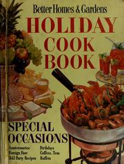 Front cover of Holiday Cook Book by Better Homes and Gardens