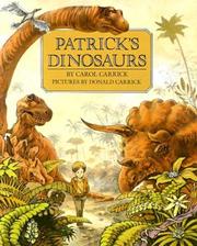 Cover of Patrick's Dinosaurs by Carol Carrick