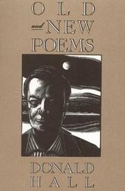 Front cover of Old and new poems by Donald Hall