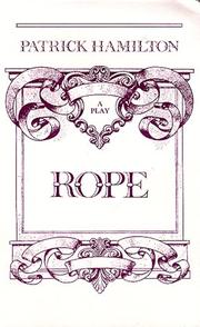 Cover of Rope by Patrick Hamilton
