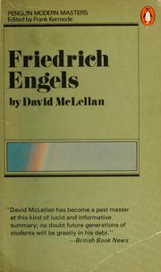 Cover of Engels by McLellan, David.