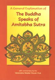 Front cover of A General Explanation of the Buddha Speaks of Amitabha Sutra by Hsuan Hua