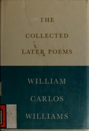 Front cover of The collected later poems by William Carlos Williams