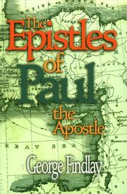 Front cover of The epistles of Paul the apostle by George G. Findlay