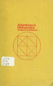 Front cover of Adventures in mathematics by Douglas St. Paul Barnard