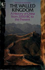 Cover of The Walled Kingdom by Witold Rodzinski