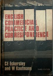 Front cover of English commercial practice and correspondence by Charles Ewart Eckersley