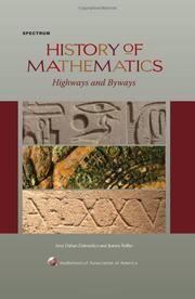 Front cover of Une histoire des mathématiques by Amy Dahan-Dalmédico