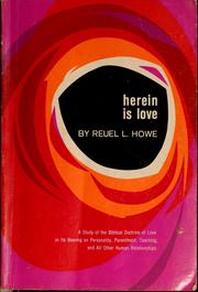 Front cover of Herein is love by Reuel L. Howe