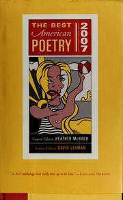 Front cover of The Best American Poetry 2007 by Heather McHugh