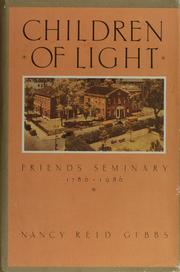 Front cover of Children of light by Nancy Reid Gibbs