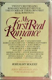 Front cover of My first real romance by Jennifer Blake