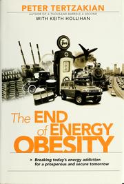 Front cover of The end of energy obesity by Peter Tertzakian