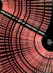 Front cover of Reflections on a gift of watermelon pickle .. by Stephen Dunning