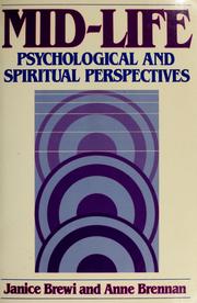 Front cover of Mid-life--psychological and spiritual perspectives by Unknown