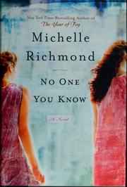 Front cover of No one you know by Michelle Richmond