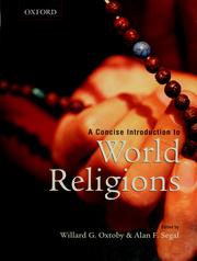 Cover of A concise introduction to world religions by Willard G. Oxtoby