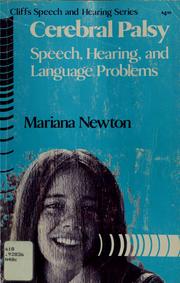 Front cover of Cerebral palsy by Mariana Newton