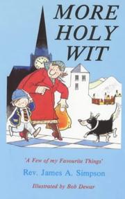 Cover of More Holy Wit by James A. Simpson