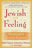 Front cover of Jewish with feeling by Zalman Schachter-Shalomi