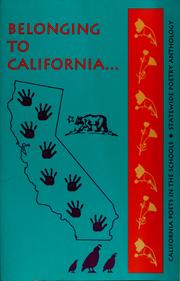 Cover of Belonging to California by Unknown