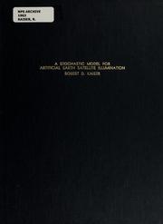 Cover of A stochastic model for artificial earth satellite illumination by Robert D. Kaiser