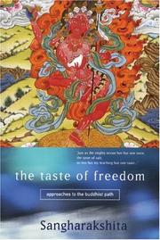 Front cover of The Taste of Freedom by Sangharakshita