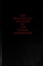 Front cover of A Victorian in orbit by Sir Cedric Hardwicke